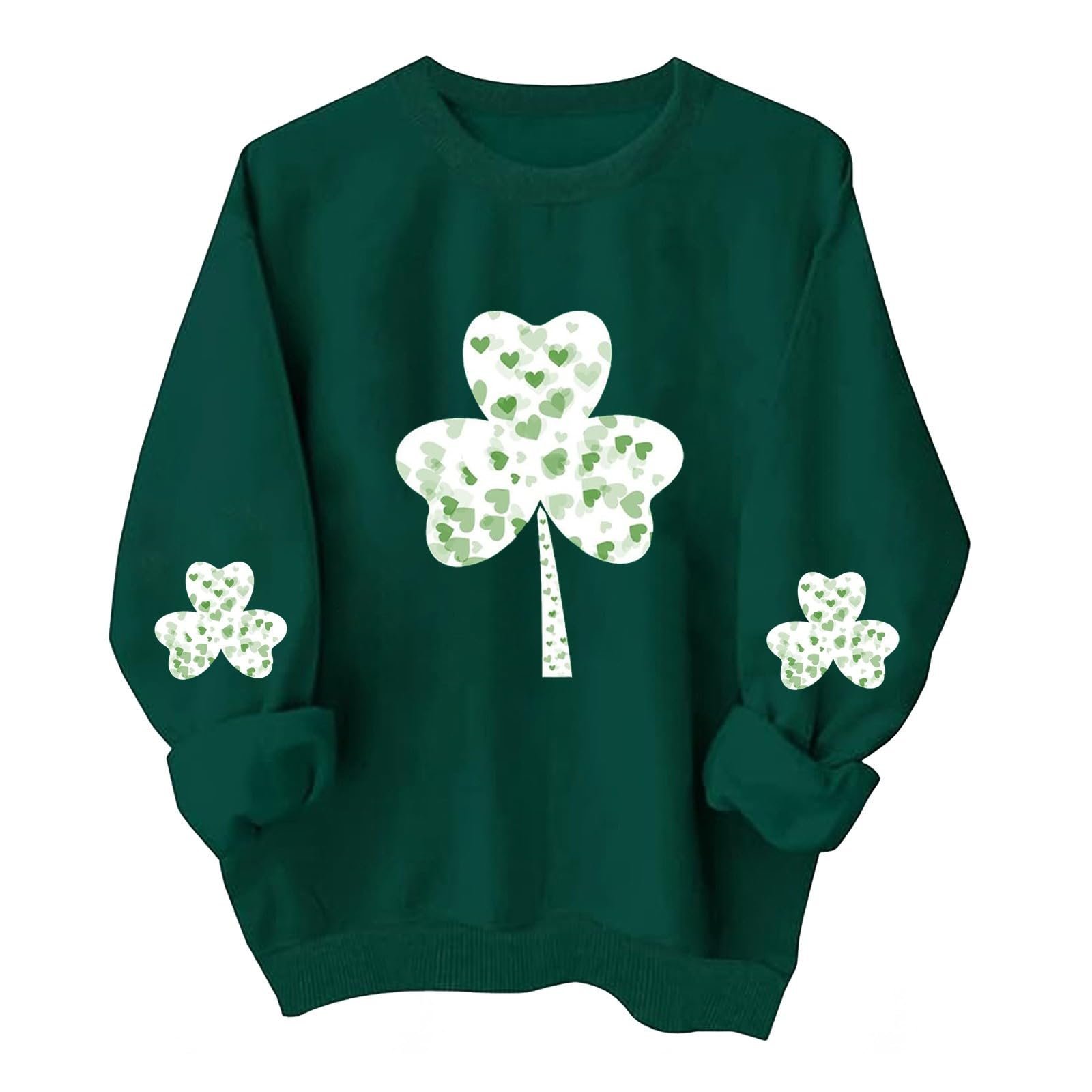 Женские Свитеры Толстовки Комфортные Топы Мягкие St Day Рубашки для Женщин Длинный Рукав Круглый Вырез Ирландские Толстовки Свободные Holy Пуловеры Декоративные Худи, фото №1 Женские Свитеры Толстовки Комфортные Топы Мягкие St Day Рубашки для Женщин Длинный Рукав Круглый Вырез Ирландские Толстовки Свободные Holy Пуловеры Декоративные Худи, фото №1