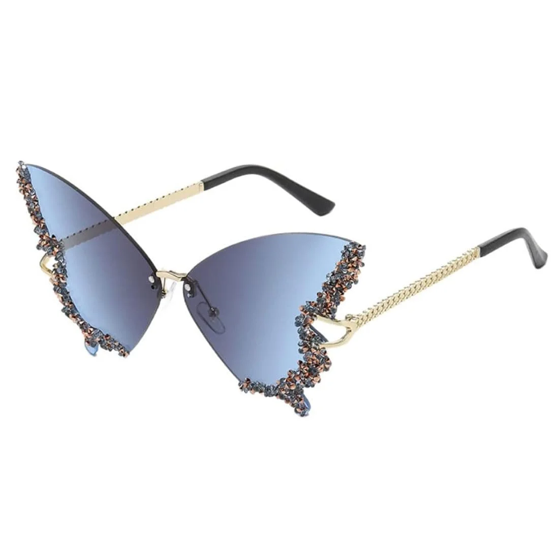 Солнцезащитные очки LEEQ Бабочка Черные, фото №1 Солнцезащитные очки LEEQ Бабочка Черные, фото №1