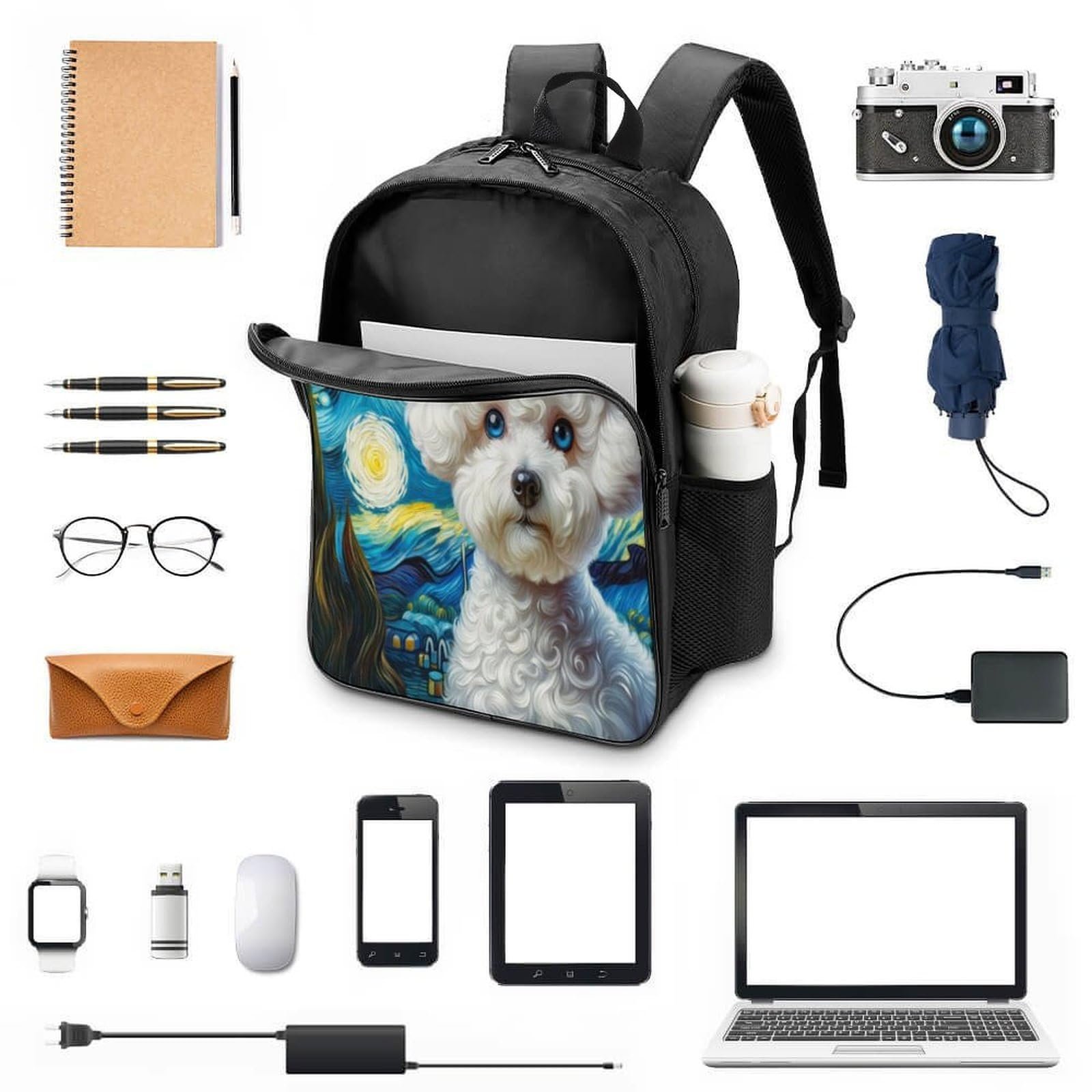 Рюкзак Bixiong Dog 3D, 40x28x16 см, фото №4