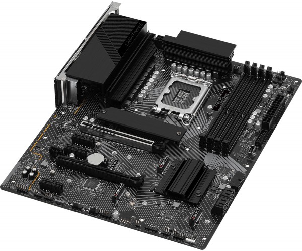 AsRock Z790 PG LIGHTNING (1700/Z790, 4*DDR5, 2*PCIex16, HDMI/eDP 4xSATA 4xM.2, 2.5Glan, 7.1ch, ATX, фото №3