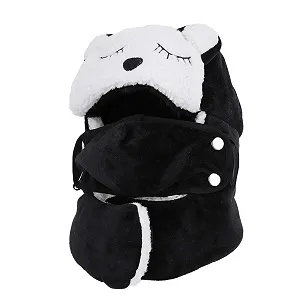 Дитяча шапка-авіатор RUIXIB зимова шапка з вушними клапанами, ремінцем на підборідді synthetic.ua - Фото 1