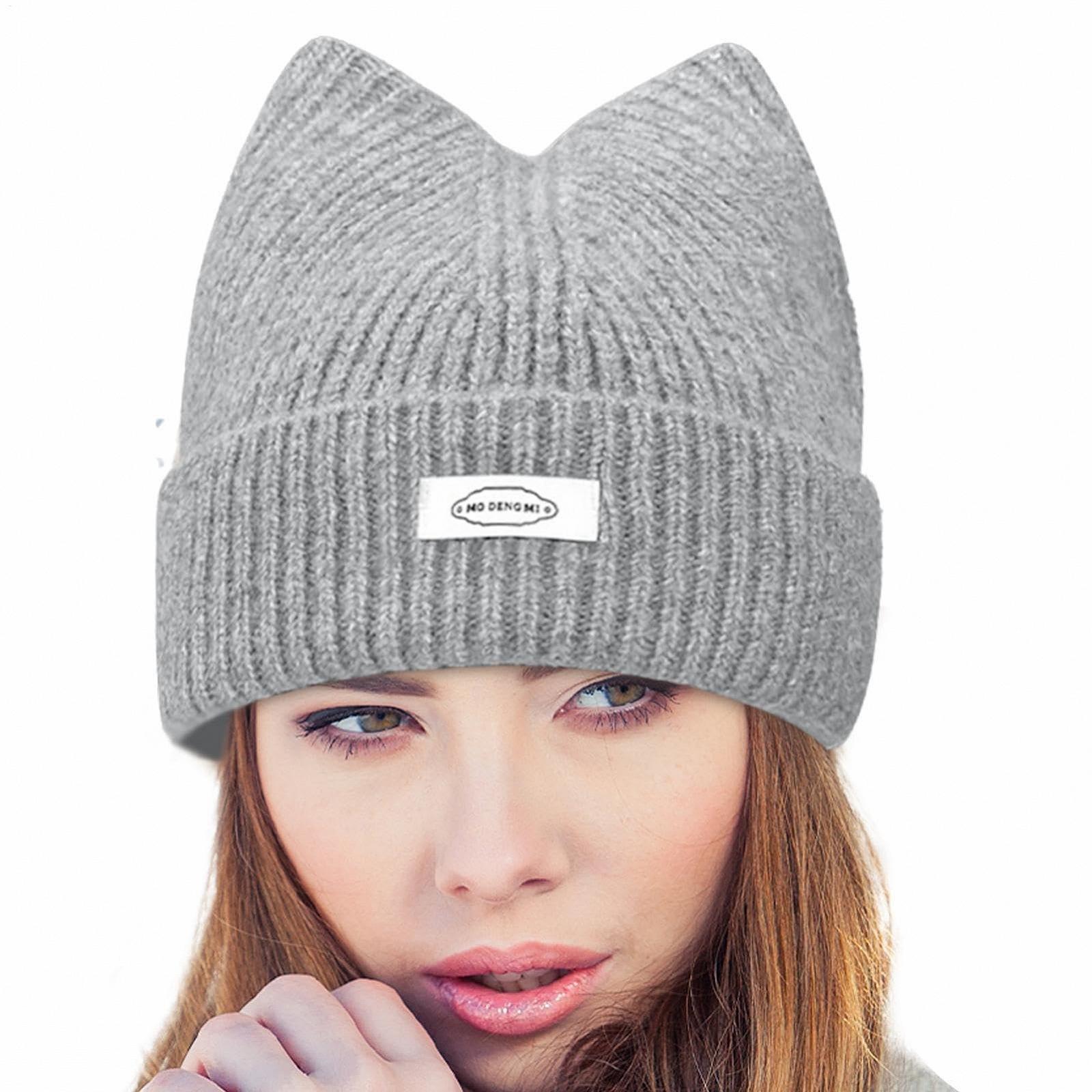 Шапка Бини Женская Теплая Вязаная, фото №5