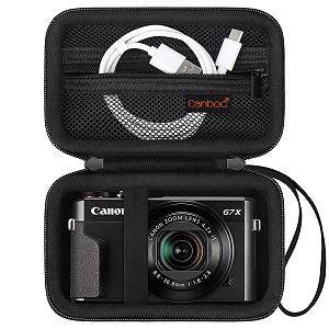 Чехол для камеры Canboc Canon PowerShot G7 X Mark II/III, G5 X Mark II жесткий EVA Black - Фото 1