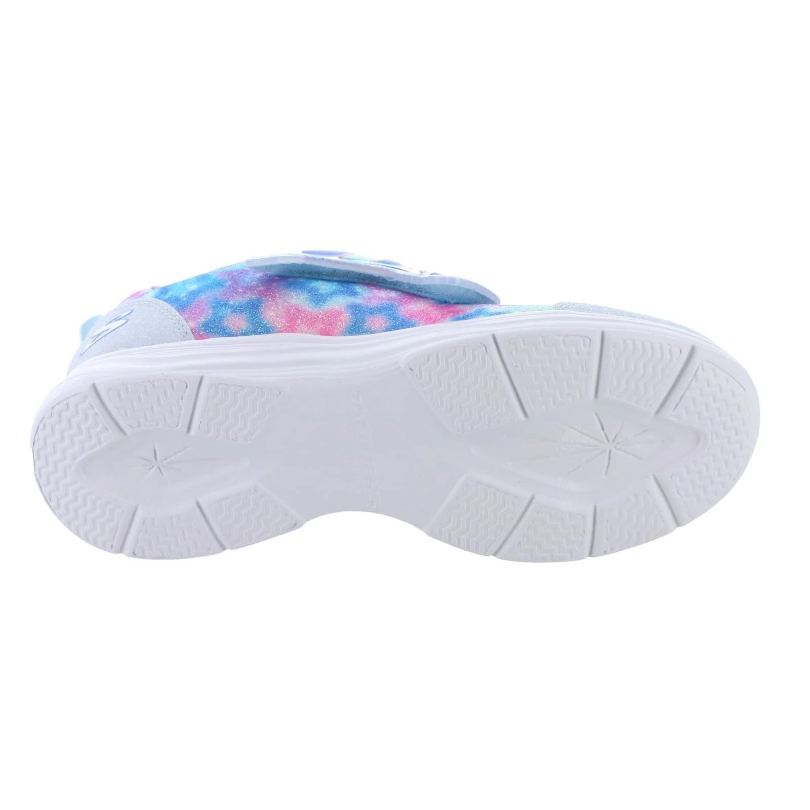 Кроссовки Skechers Glimmer Kicks для девочек Серебряный/Розовый/LED Низкие, фото №4