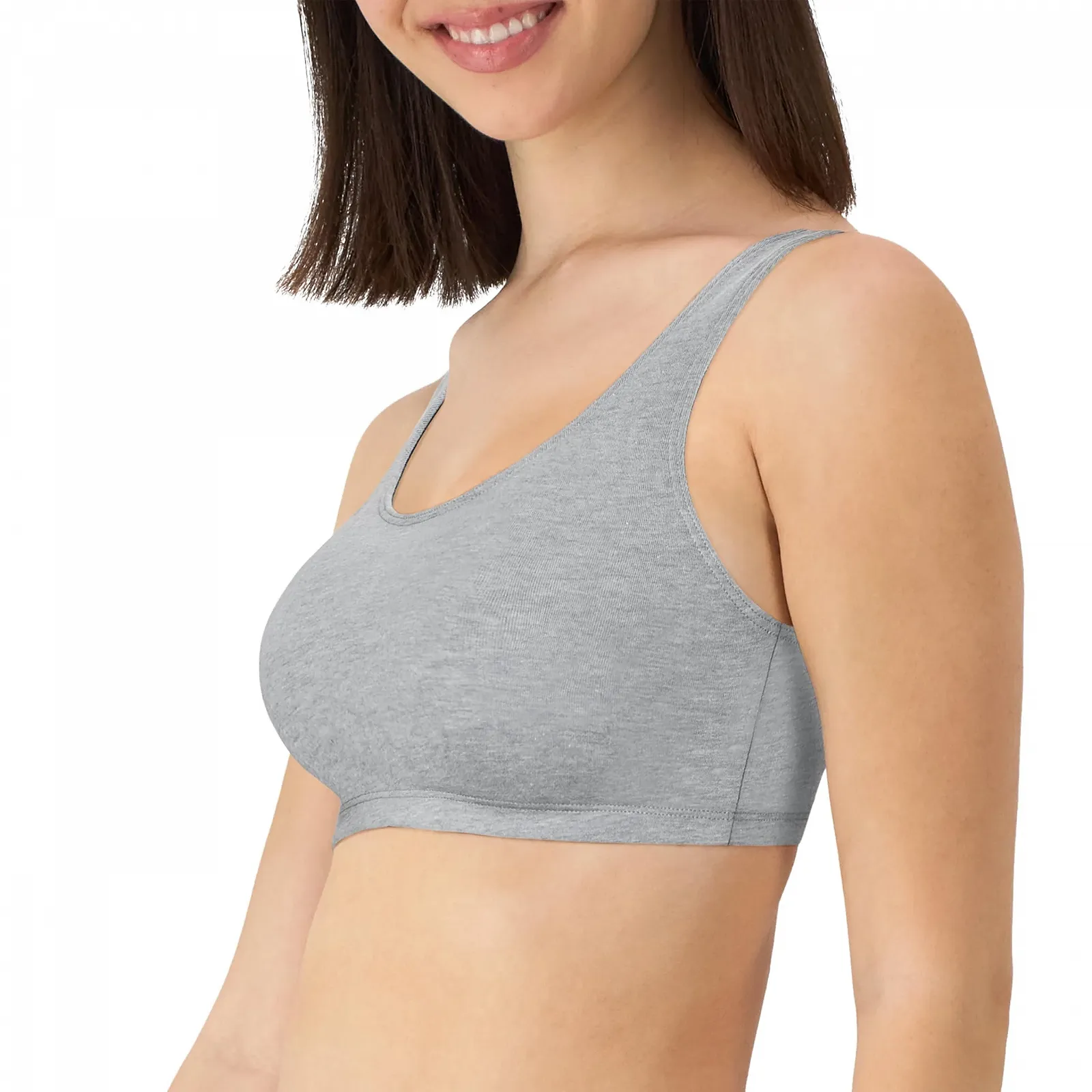 Бюстгальтер-бралетт Hanes Racer Back T Back 3 шт., фото №4