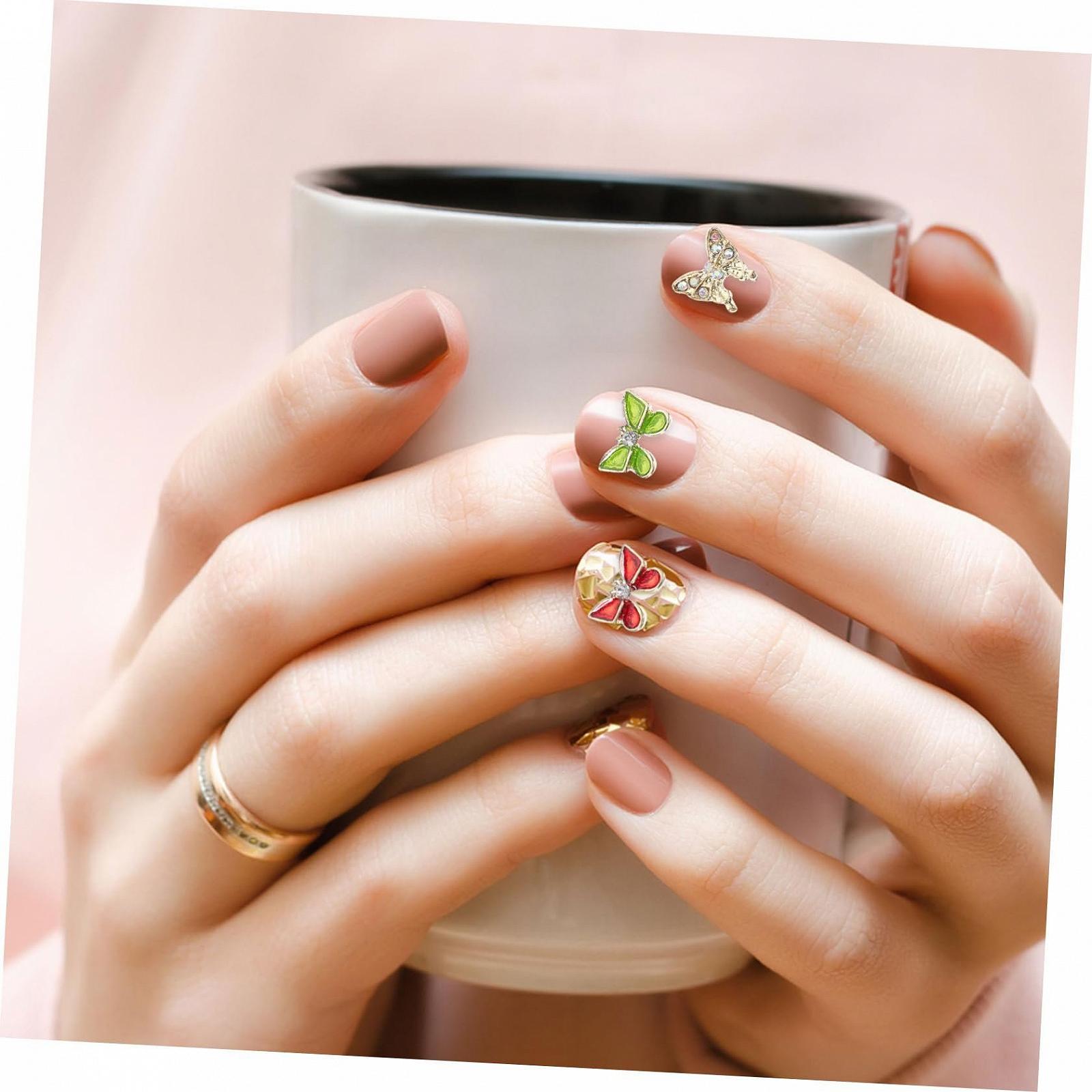 Украшения для ногтей Бабочки, Набор 40 шт, фото №6