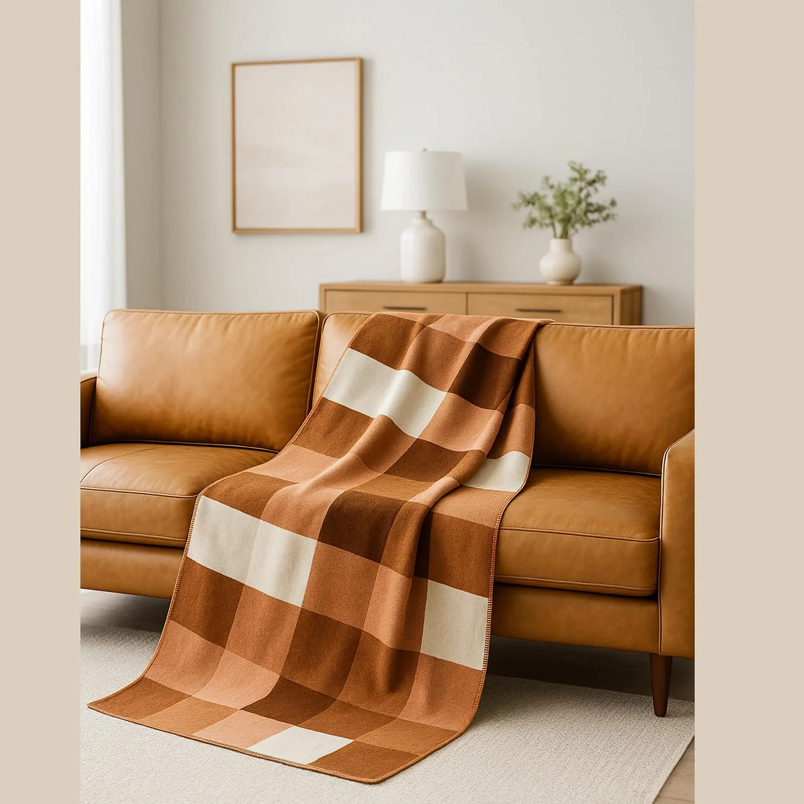 Покривало Tommy Lion Вовна альпаки, 152 x 203 см, ручна робота, гіпоалергенна, фото №3