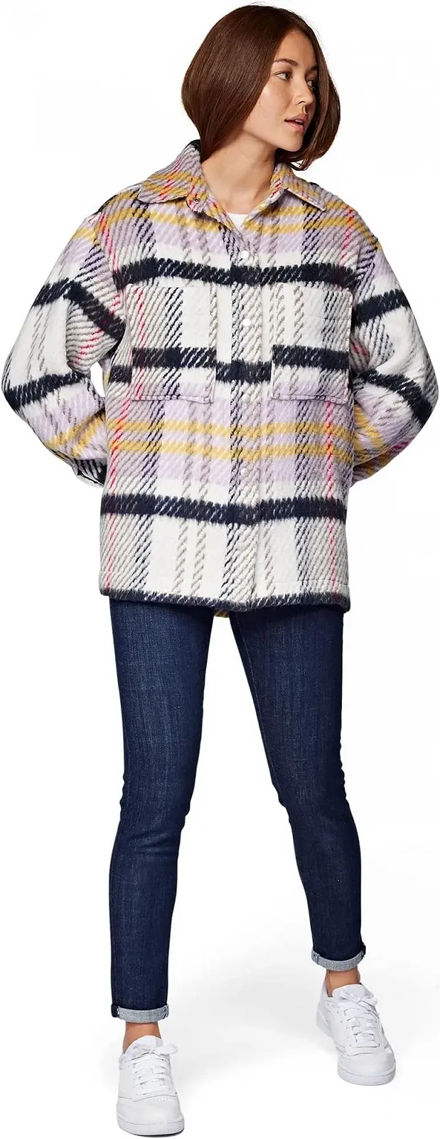 Женская рубашка MAVI CHECK SHIRT Golden Yellow Fair Orchid Check - S, фото №2