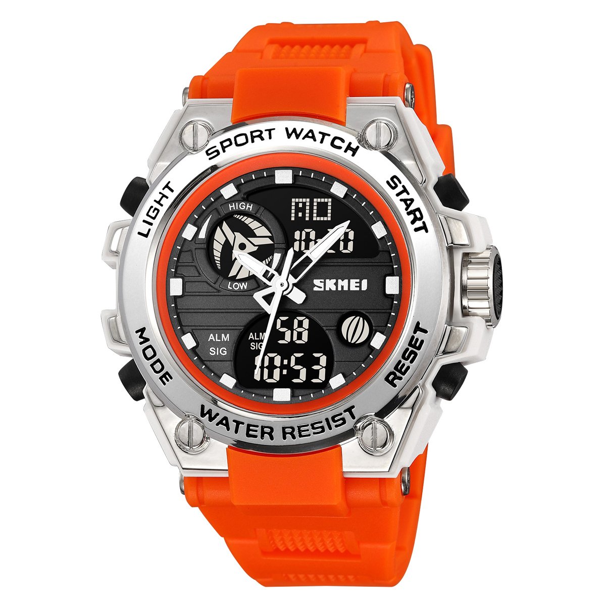 Годинник Skmei 2360WTOG White-Orange, фото №1
