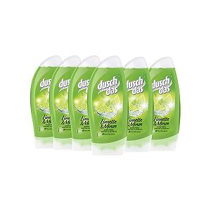 Гель для душа Duschdas Prickelnd Frisch 6 шт. x 250 мл - Фото 1