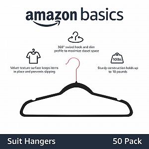 Вешалки Плечики Amazon Basics для костюмов/одежды synthetic.ua - Фото 1