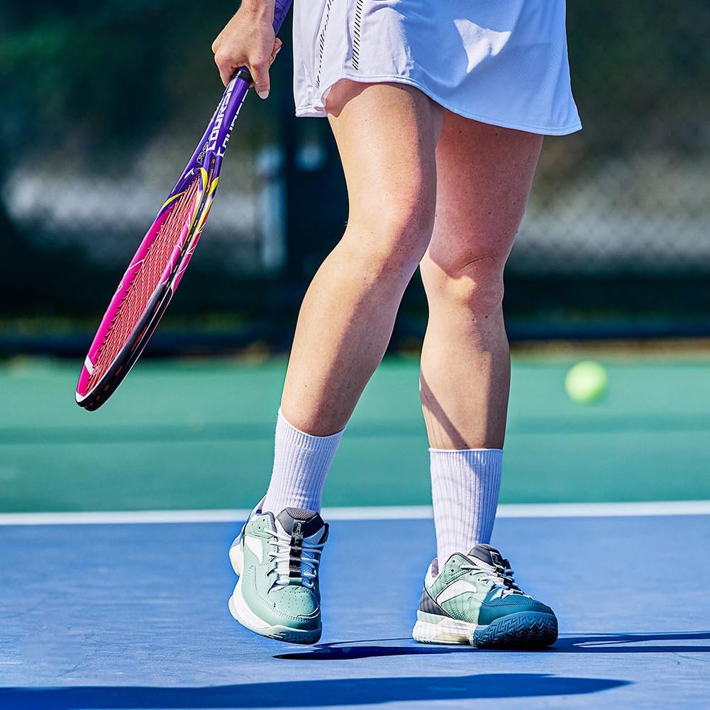 Кросівки FitVille Тенісні Екстра Широкі Жіночі Широкі Кімнатні Дихаючі Тренувальні Кросівки для Тенісу Бадмінтону Ходьби Спортзалу EU, фото №5