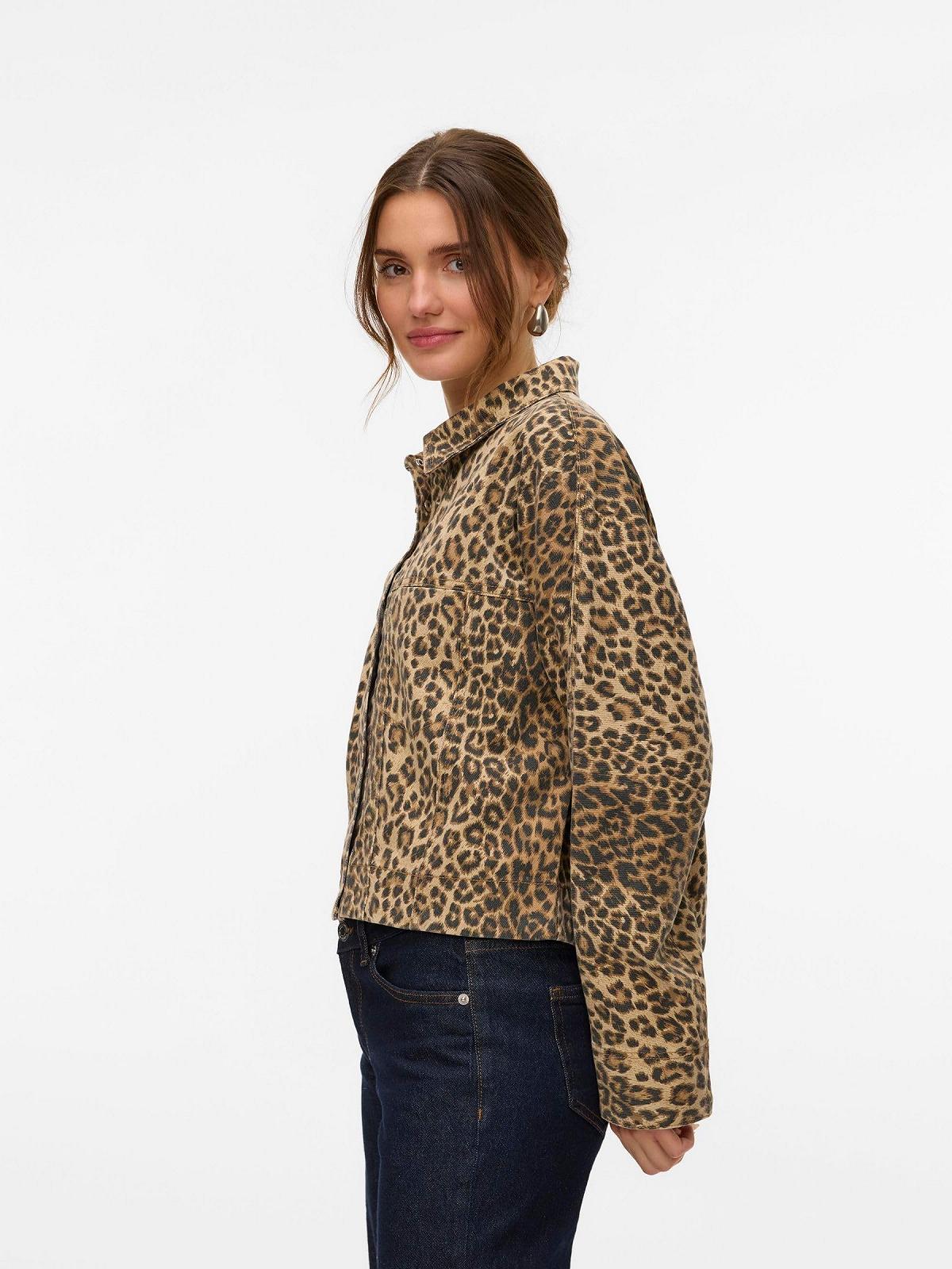 Джинсова куртка VERO MODA Vmnixi LS Denim Leo Jakcet, фото №6