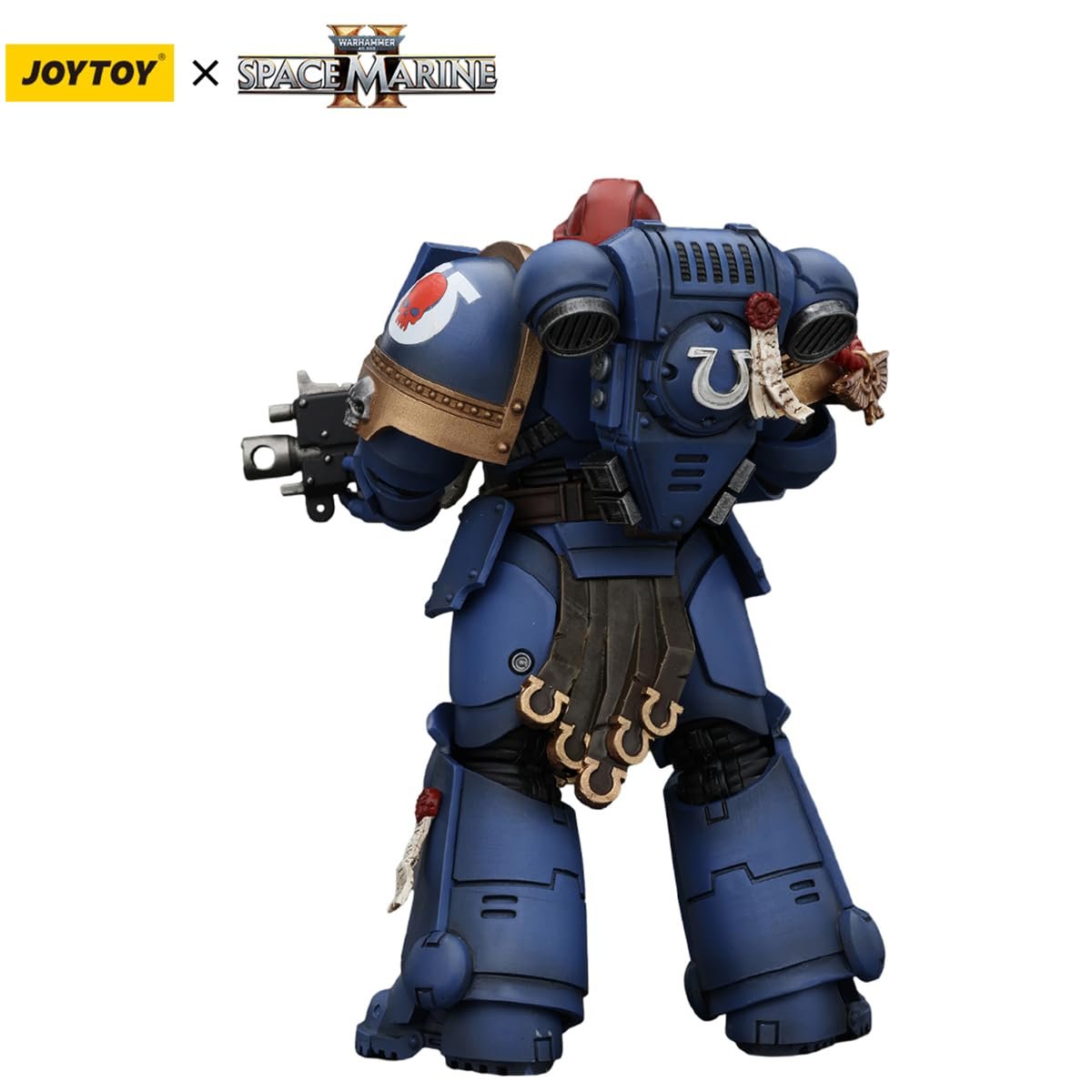 Фігурка Joytoy Warhammer 40K Space Marines 2 Ультрамарини Сержант Гадріель JT00065, Game Special Limited Edition, колекційна, масштаб 1/18, фото №4