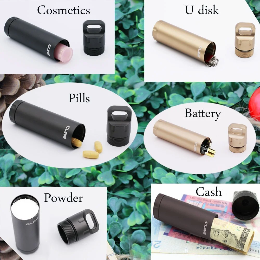 Флакон для таблеток CLINE Outdoor Survival водонепроникний EDC контейнер великої ємності, фото №5