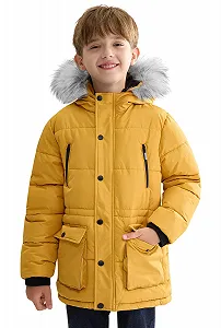 Зимнее пуховое пальто для мальчиков maoo garden - Фото 1