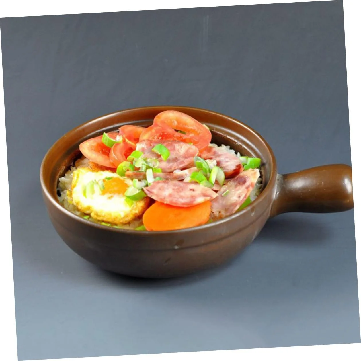 Кастрюля TOYANDONA термостойкая керамическая с одной ручкой традиционная маленькая для риса и тушения, фото №3