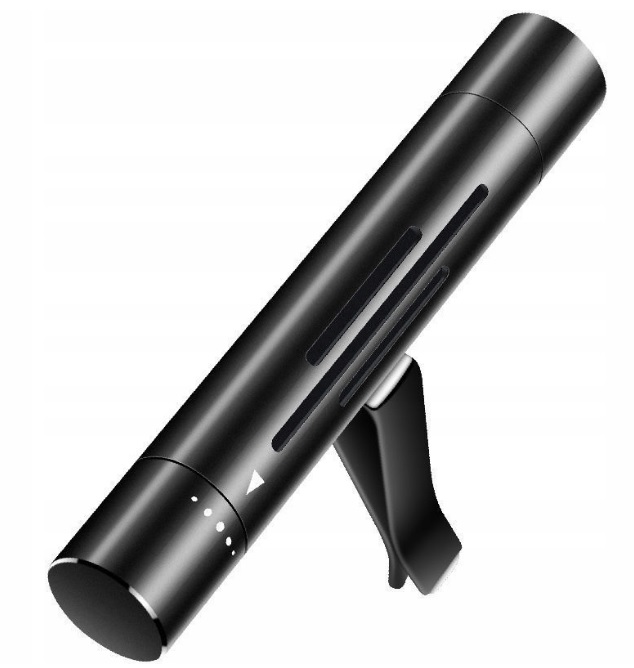 Ароматизатор в автомобиль LanXin освежитель воздуха машину 3 сменных картриджей Черный, фото №1