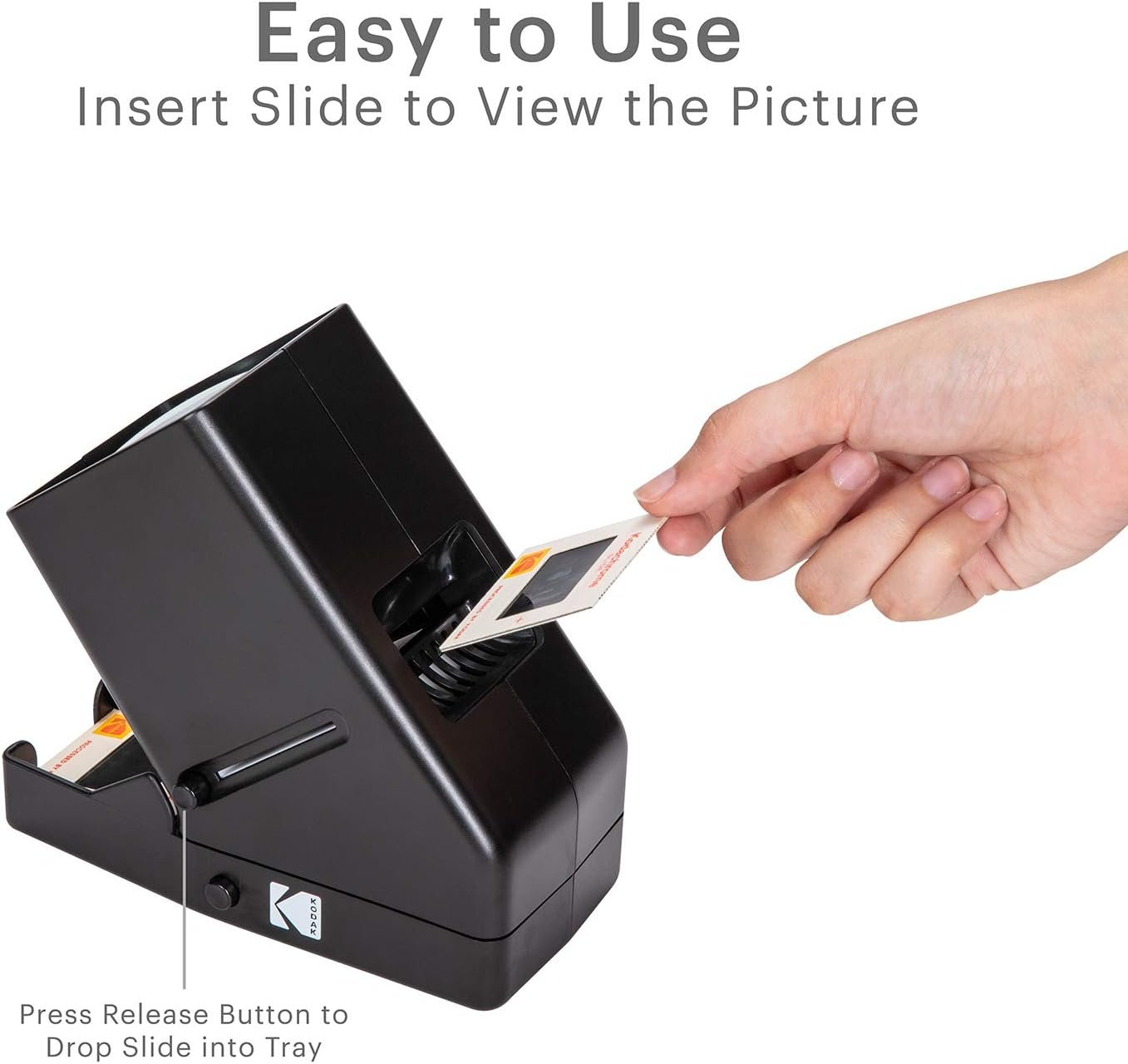 Просмотрщик слайдов и пленок KODAK 35mm Slide Viewer Black, фото №5