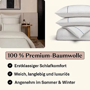 Постільна білизна Amqua Сатин 135 x 200 см з візерунком, наволочка 80 x 80 см Aura synthetic.ua - Фото 1