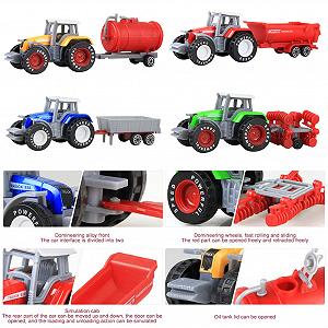 4 в 1 Игрушка Трактор Машинки Мини-экскаватор Набор строительных автомобилей для детей мальчикам 3 года цена на synthetic.ua - Фото 1 4 в 1 Игрушка Трактор Машинки Мини-экскаватор Набор строительных автомобилей для детей мальчикам 3 года synthetic.ua - Фото 1