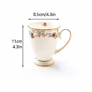 Керамічна Кружка в Китайському Пасторальному Стилі з Квітами synthetic.ua - Фото 1