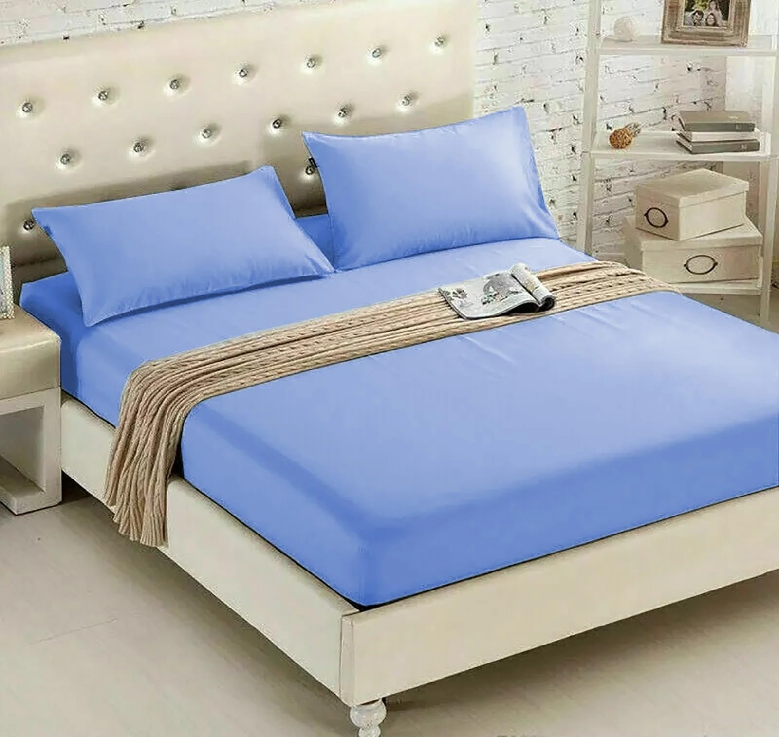 Наматрасник однотонный Luxuriöser, однотонный, дышащий, легкий, однотонный, фото №1 Наматрасник однотонный Luxuriöser, однотонный, дышащий, легкий, однотонный, фото №1