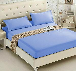 Наматрасник Однотонный Luxuri\[00f6]ser, однотонный, дышащий, легкий, однотонный - Фото 1