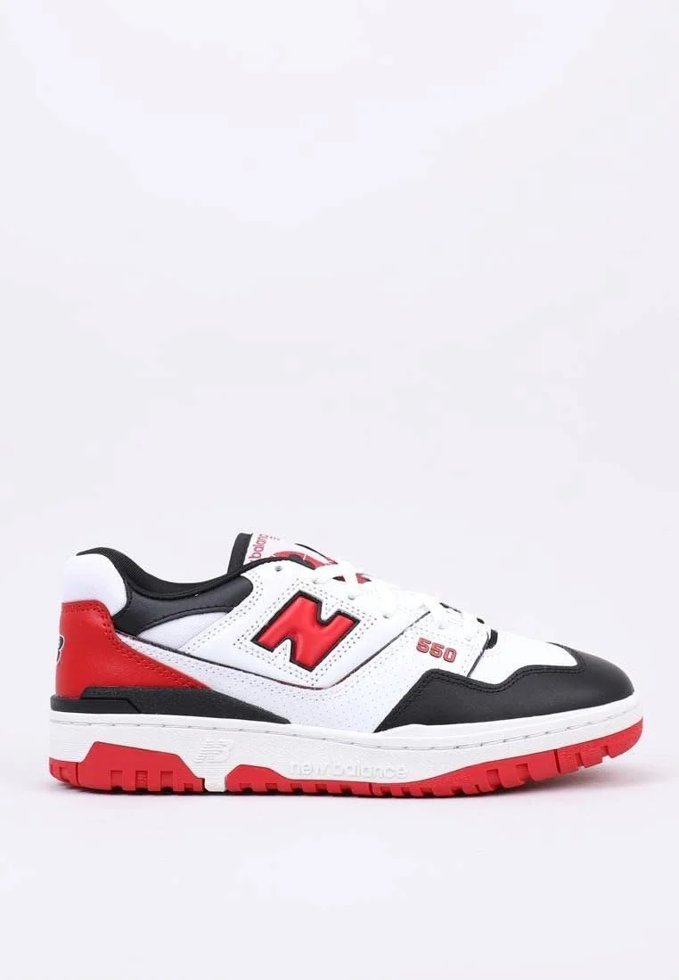 Кросівки New Balance 550 White Red Black, фото №2