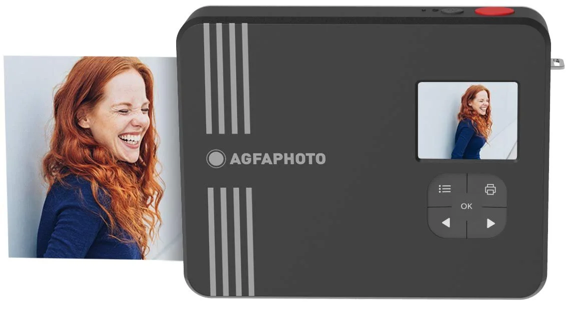 Цифрова камера миттєвого друку Agfa Photo Realipix Square S 10 MP Bluetooth Чорний, фото №3