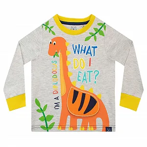 Піжама Harry Bear Dinosaur Сірий synthetic.ua - Фото 1