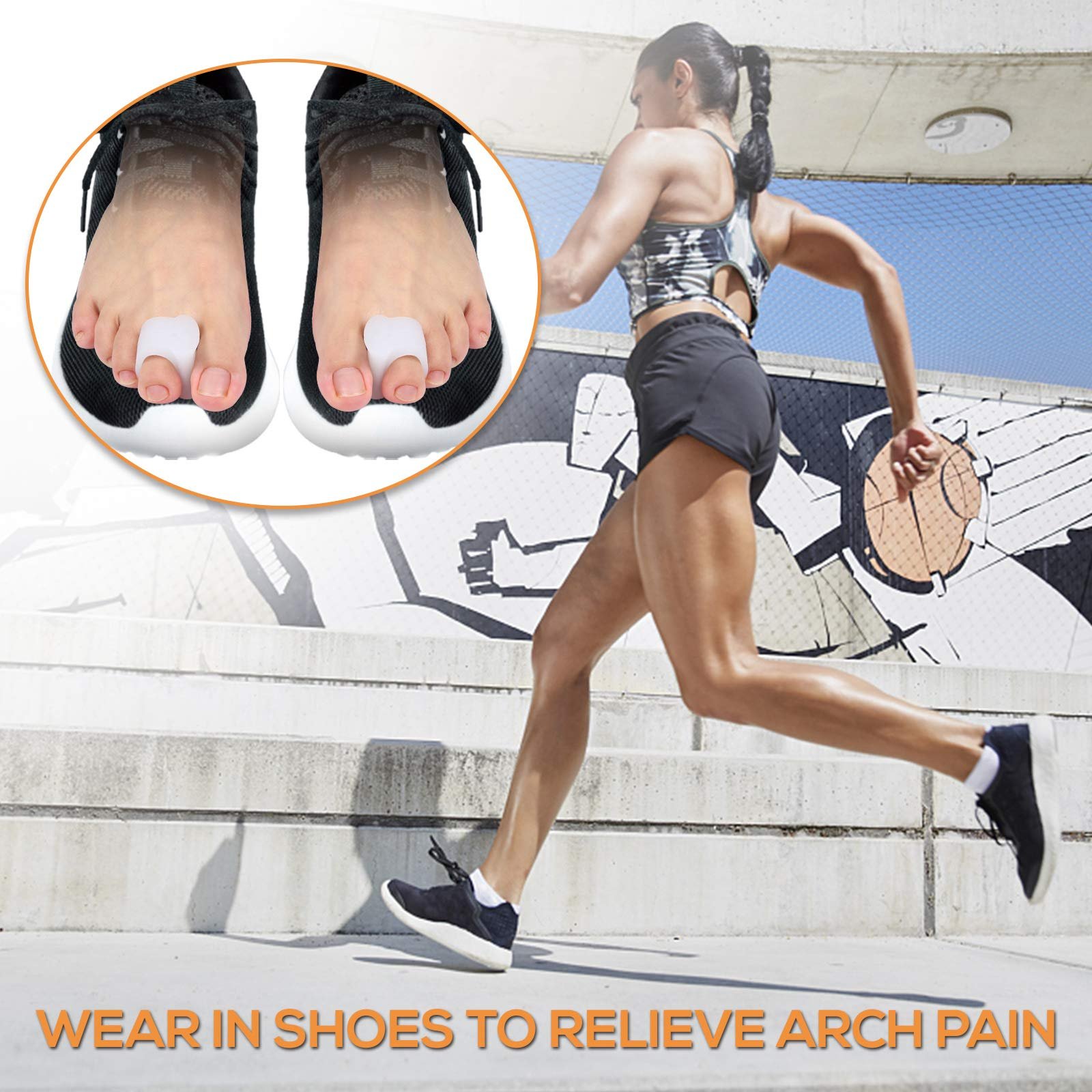 Коректор великого пальця стопи Careforyou, набір для захисту від вальгусної деформації Hallux Valgus, фото №5 Коректор великого пальця стопи Careforyou, набір для захисту від вальгусної деформації Hallux Valgus, фото №5