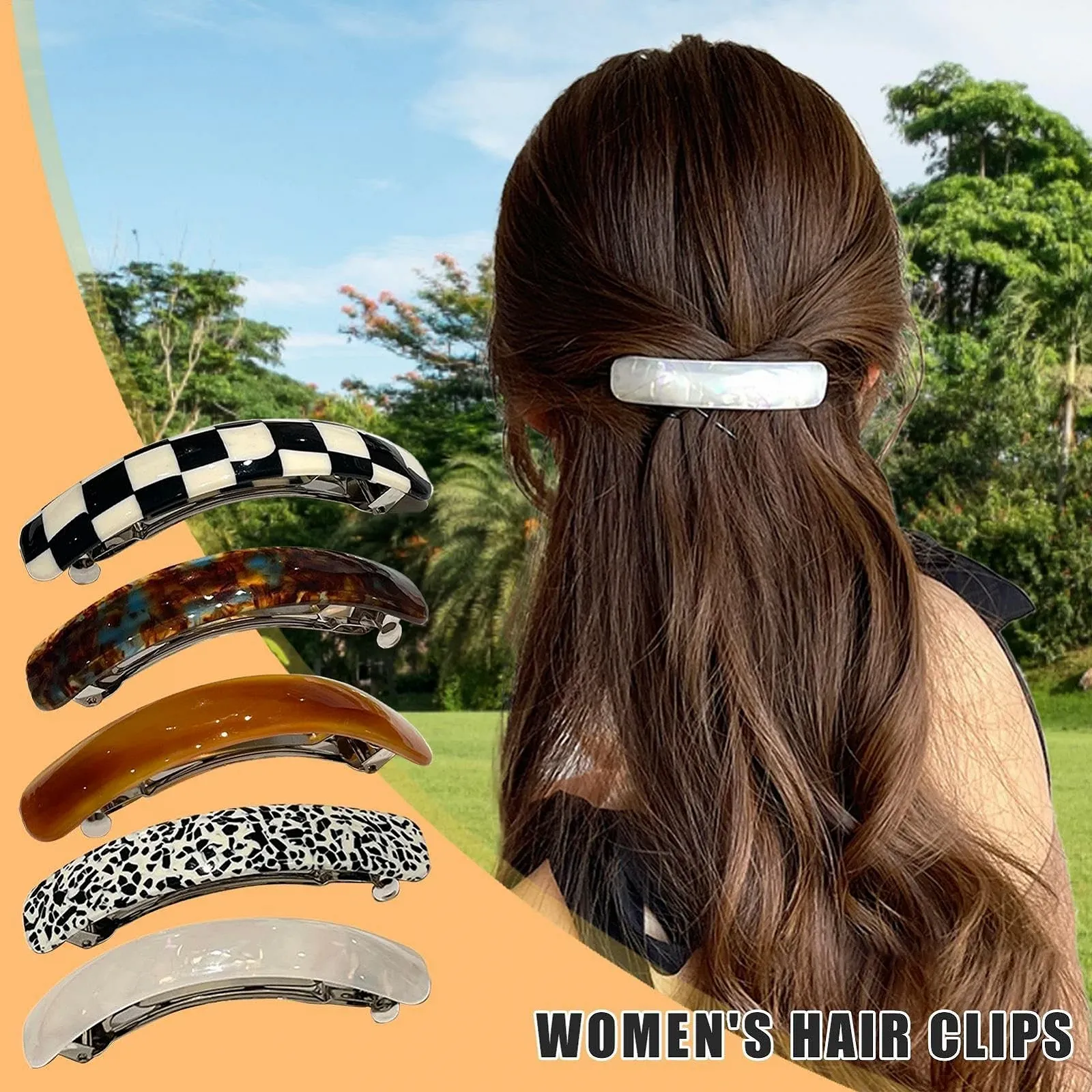 Заколка для волос Acunny, декоративные заколки для волос, элегантные шпильки с эллиптическим дизайном, 5 шт, инструмент для ретро прически, большие заколки для волос для женщин, фото №2 Заколка для волос Acunny, декоративные заколки для волос, элегантные шпильки с эллиптическим дизайном, 5 шт, инструмент для ретро прически, большие заколки для волос для женщин, фото №2