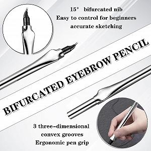 Олівець для брів 15° Curve Водостійкий Magic 3D 15° Curve Grey Black synthetic.ua - Фото 1