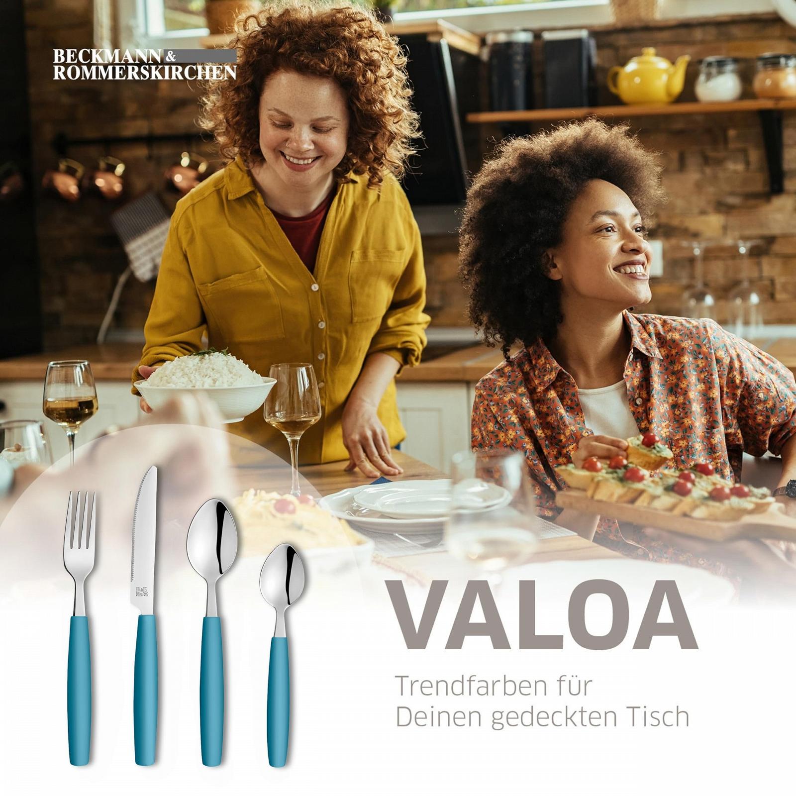 Набор столовых приборов Beckmann & Rommerskirchen Valoa на 4 персоны, 16 предметов, фото №5 Набор столовых приборов Beckmann & Rommerskirchen Valoa на 4 персоны, 16 предметов, фото №5