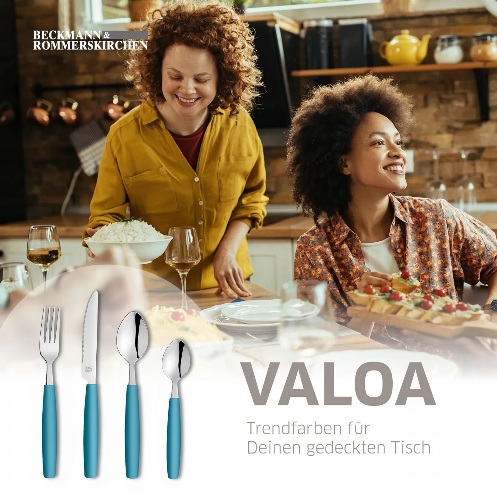 Набір столових приборів Beckmann & Rommerskirchen Valoa на 4 персони, 16 предметів, фото №5 Набір столових приборів Beckmann & Rommerskirchen Valoa на 4 персони, 16 предметів, фото №5