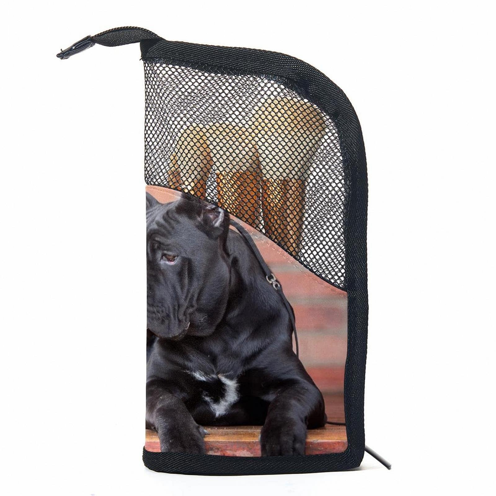 Набір кистей для макіяжу з органайзером Cane Corso, 12 шт., фото №1