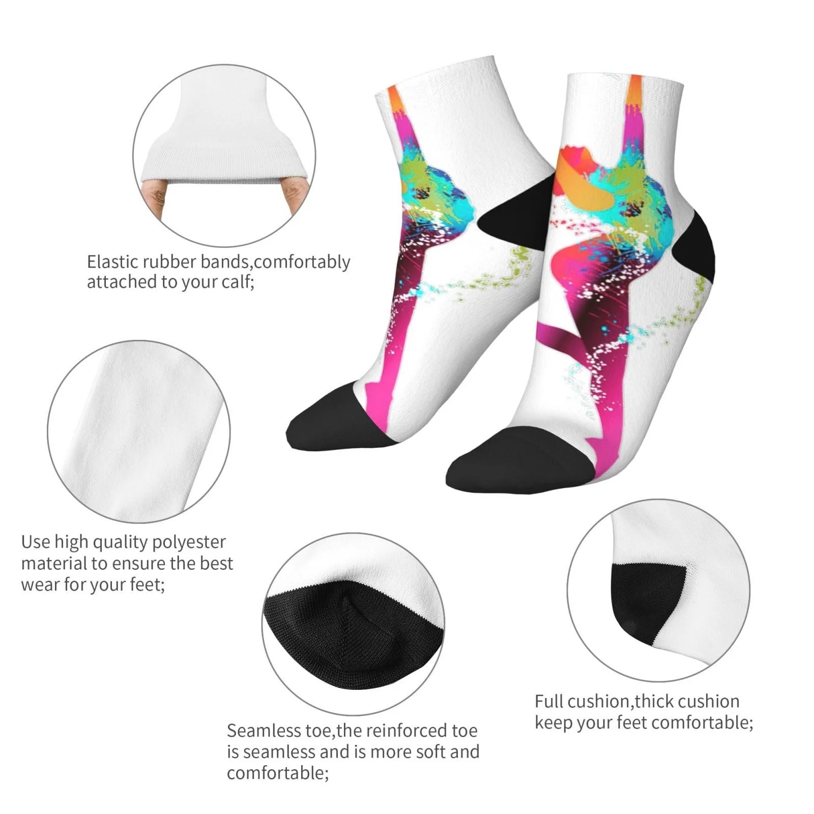 Шкарпетки SSIMOO Жіночі, Усі Сезони, Універсальний Розмір, фото №6