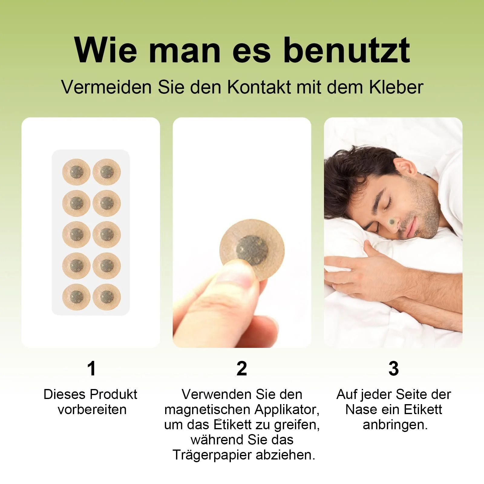 Магнитные назальные пластыри 120 штук (60 пар) Против храпа для лучшего дыхания, фото №3 Магнитные назальные пластыри 120 штук (60 пар) Против храпа для лучшего дыхания, фото №3