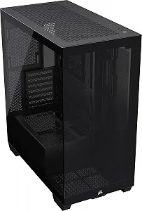 Корпус для ПК CORSAIR 3500X ATX панорамне загартоване скло Чорний - Фото 1