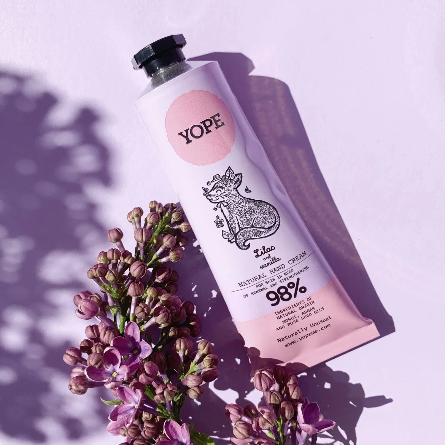 Крем для рук YOPE Натуральний Бузок та Ваніль, 50 мл, фото №3