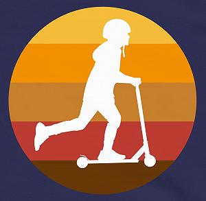 Худи Shirtracer Силуэт райдера на самокате для мальчиков и девочек synthetic.ua - Фото 1