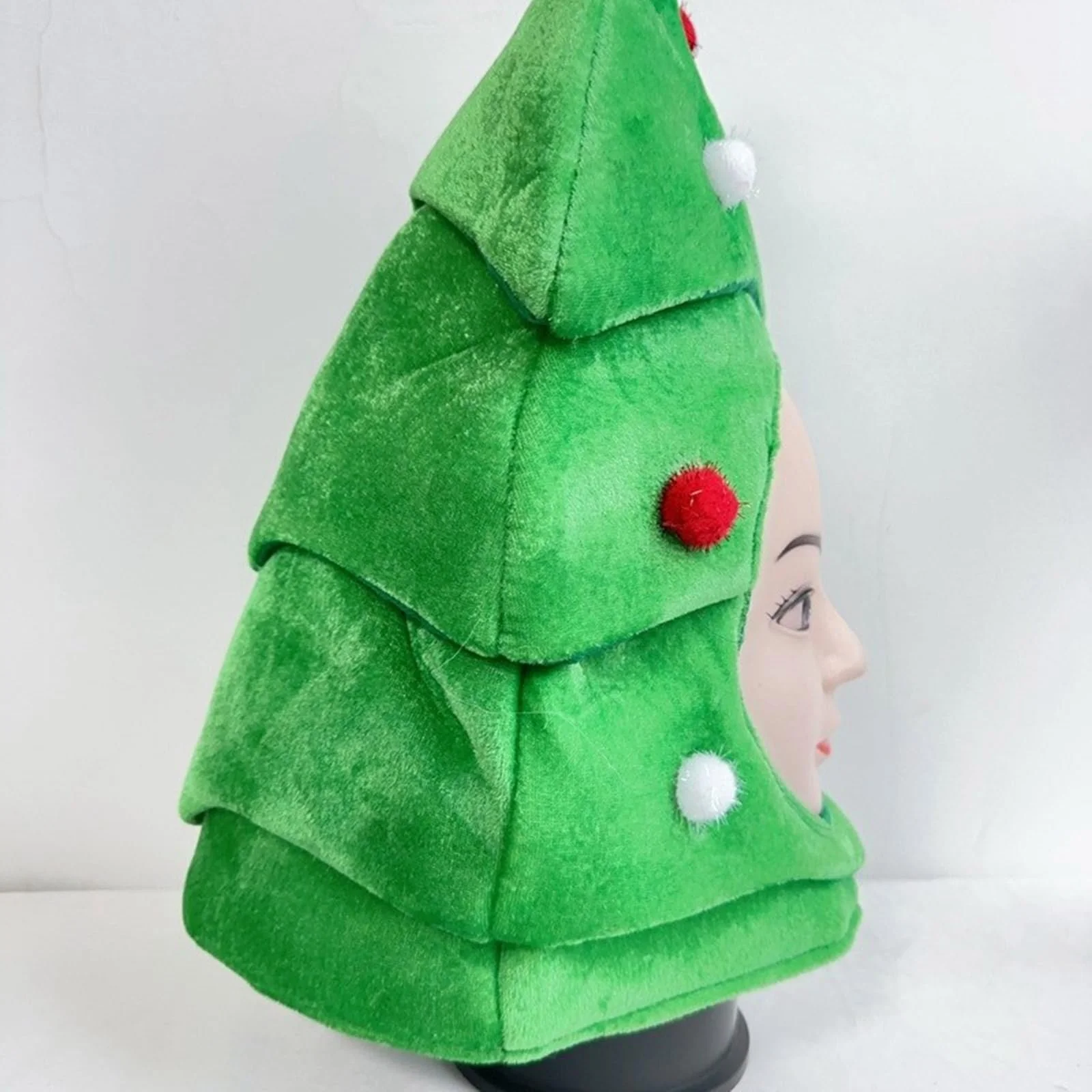 Шапка Ёлка MHADBKH Плюшевая для рождественских вечеринок, косплея, фотореквизита, аксессуаров для детей, фото №5 Шапка Ёлка MHADBKH Плюшевая для рождественских вечеринок, косплея, фотореквизита, аксессуаров для детей, фото №5