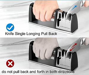 Точилка для ножів ручна Home Use Багатофункціональна для овочів та ножиць synthetic.ua - Фото 1