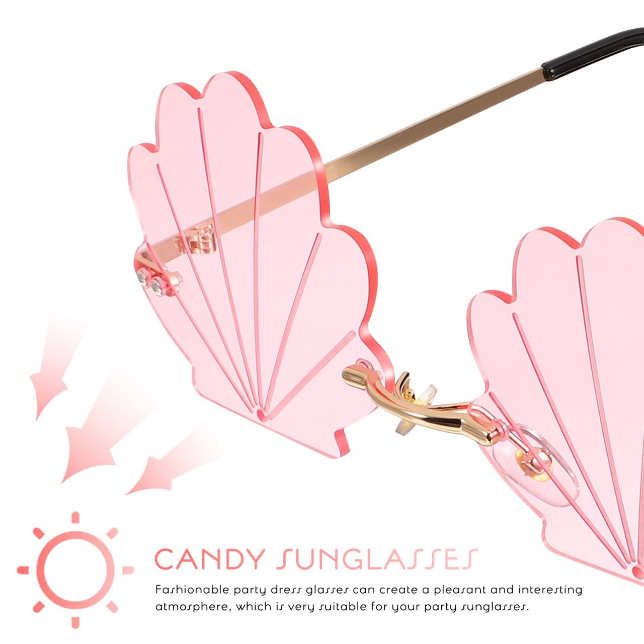 Сонцезахисні окуляри Garneck Fashion Shell, 2 шт, M, фото №7