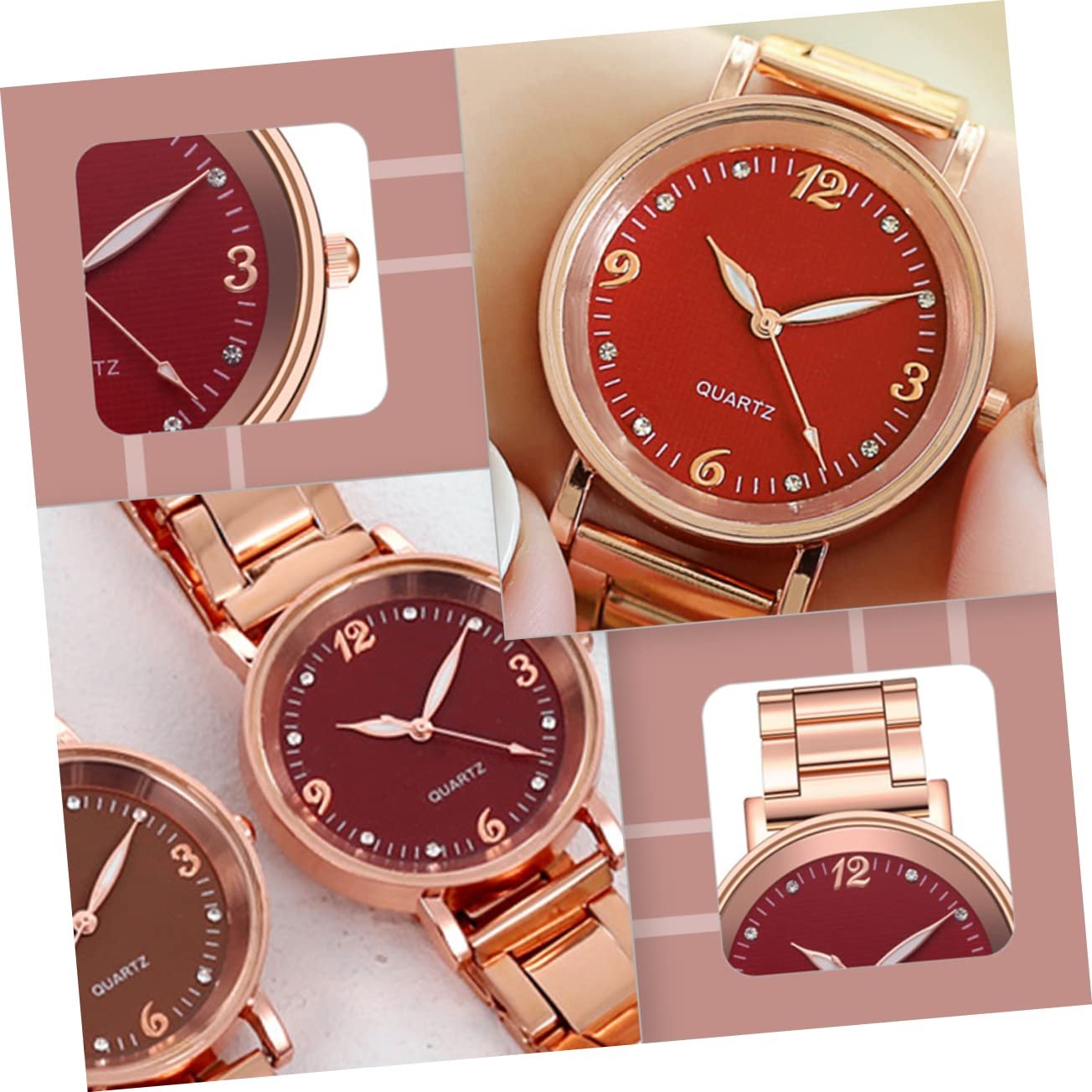 Женские наручные часы LIFKOME с окошком, люминесцентные, кварцевые, модные и дизайнерские, для дочери, жены, матери или подруг, фото №8