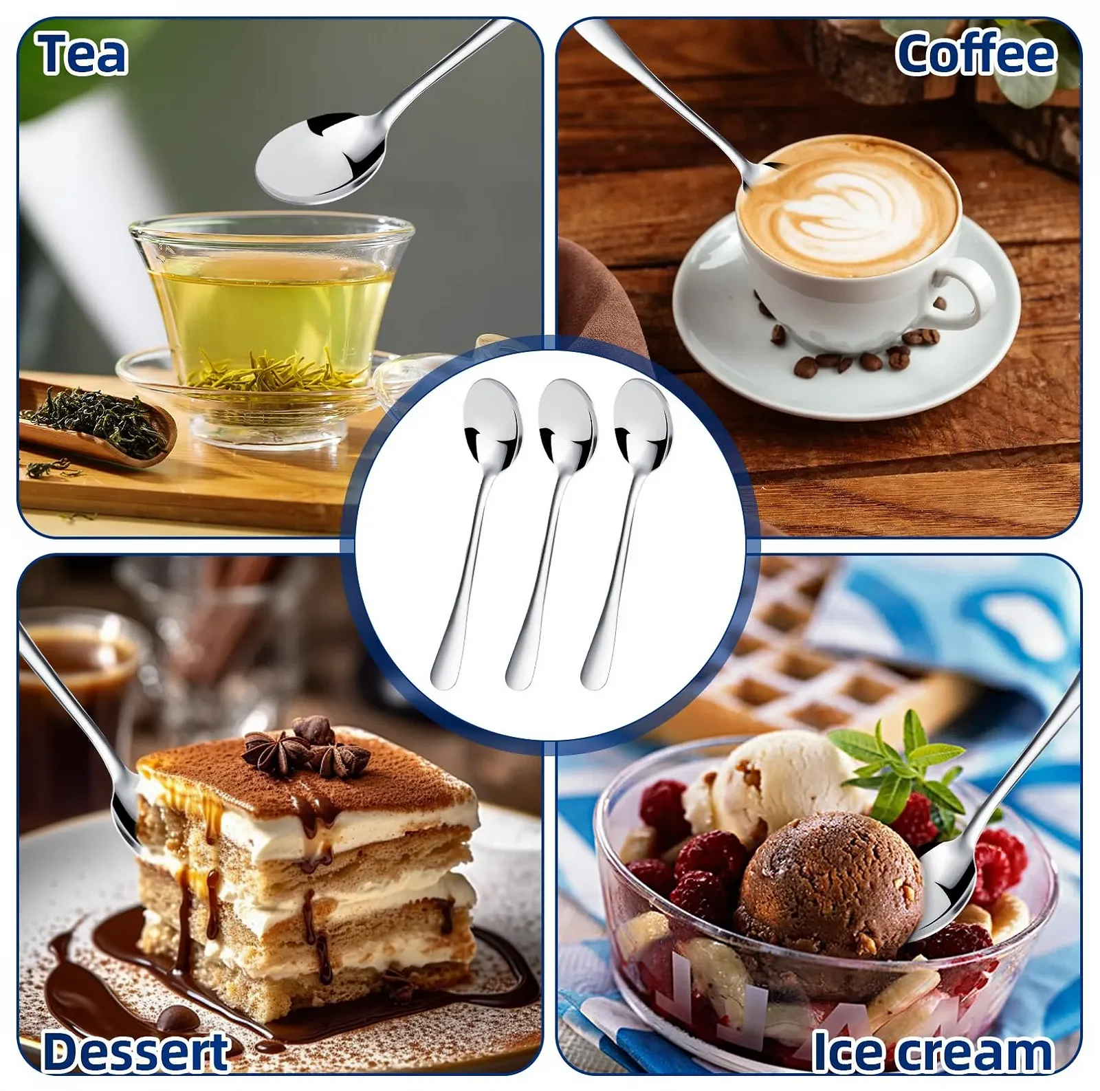 Ложка кофейная 24шт, фото №6