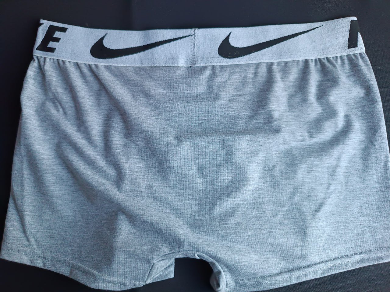 Чоловічі сірі труси боксери Nike, фото №2 Чоловічі сірі труси боксери Nike, фото №2