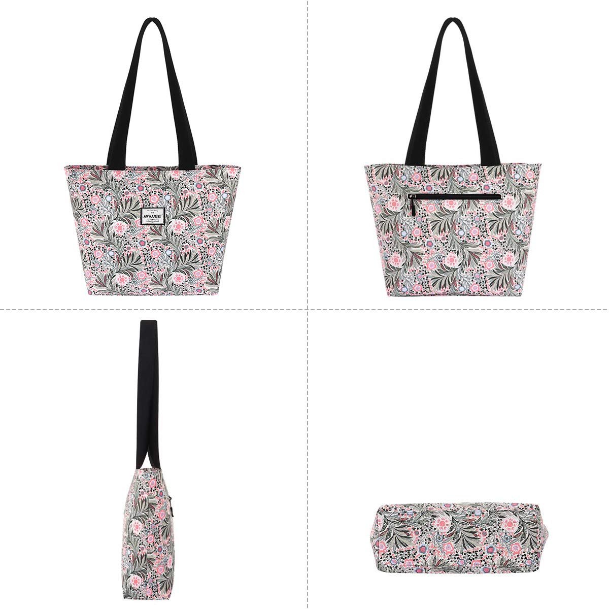 Сумка HAWEE женская через плечо с молнией, повседневная, большая, водонепроницаемая, с цветочным принтом, фото №2