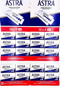 Лезвия для бритвы Astra Stainless 100 шт. synthetic.ua - Фото 1